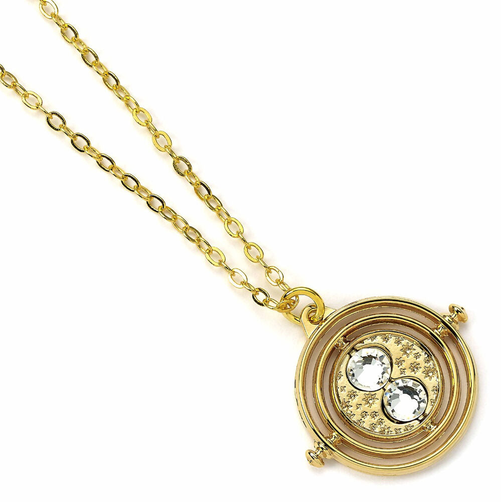 Colgante dorado Giratiempo de Harry Potter con cadena - 3