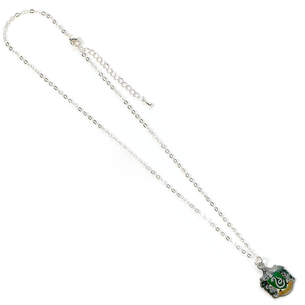 Colgante Slytherin de Harry Potter con cadena plateada
