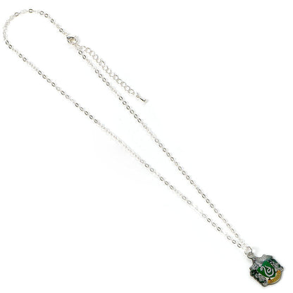 Colgante Slytherin de Harry Potter con cadena plateada