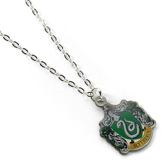 Colgante Slytherin de Harry Potter con cadena plateada - 4