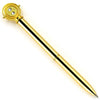 Bolígrafo metálico dorado del Giratiempo de Harry Potter