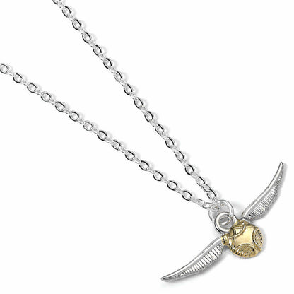 Colgante Snitch Dorada de Harry Potter con cadena plateada - 4