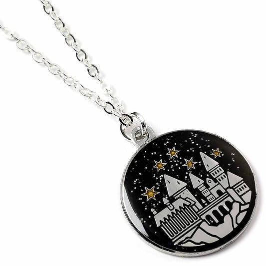 Colgante Harry Potter con medalla del Castillo de Hogwarts y cadena - 4