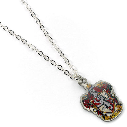 Colgante del escudo de Gryffindor de Harry Potter con cadena plateada - 4