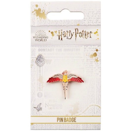Pin de Fawkes de Harry Potter con alas extendidas - 2