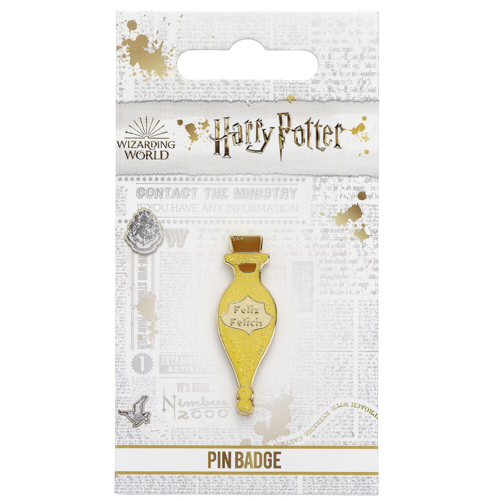 Pin de Felix Felicis de Harry Potter con forma de frasco dorado - 2