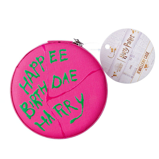 Joyero redondo rosa de Harry Potter Happee Birthdae