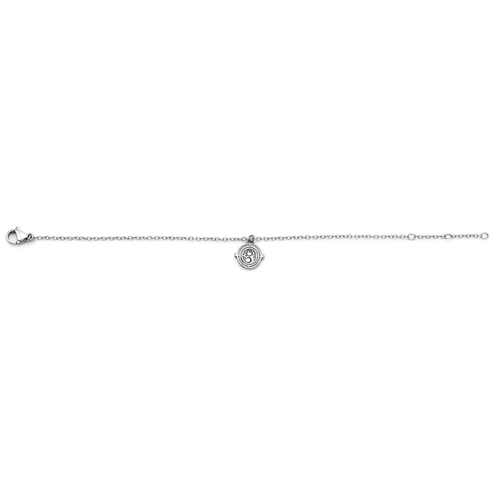 Pulsera de acero inoxidable de Harry Potter con amuleto del Tornero del Tiempo - 3