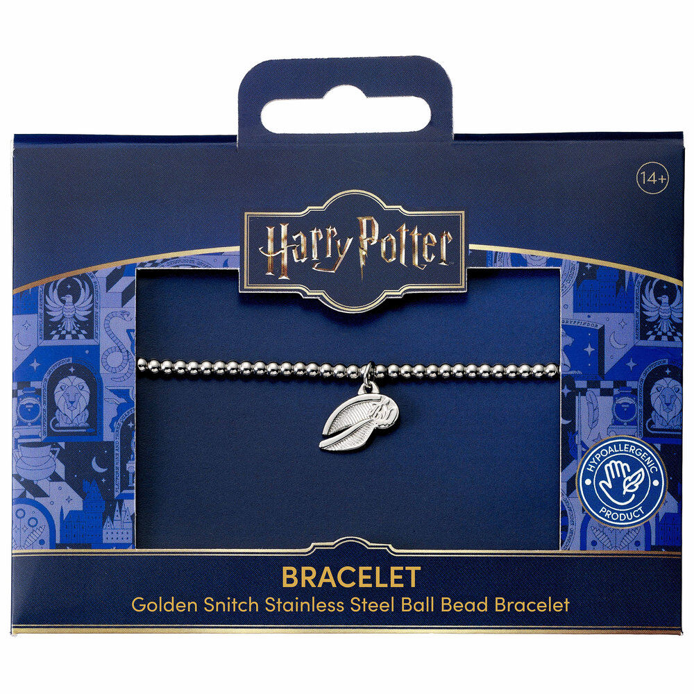Pulsera Harry Potter con amuleto de la Snitch dorada