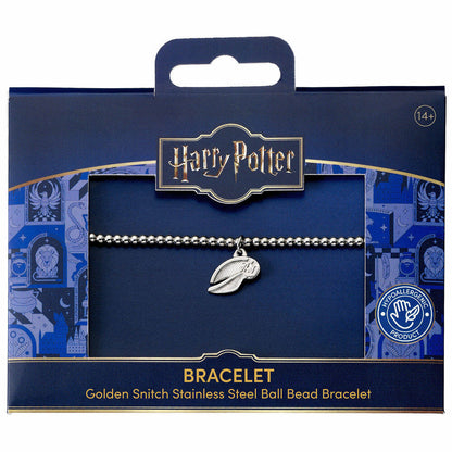 Pulsera Harry Potter con amuleto de la Snitch dorada