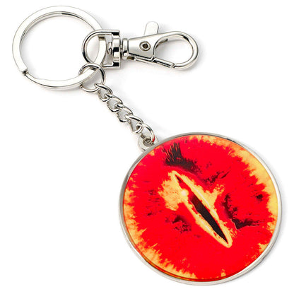 Llavero circular del Ojo de Sauron en rojo y naranja - 2