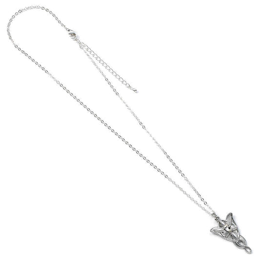 Colgante Evenstar plateado de El Señor de los Anillos con cristal central