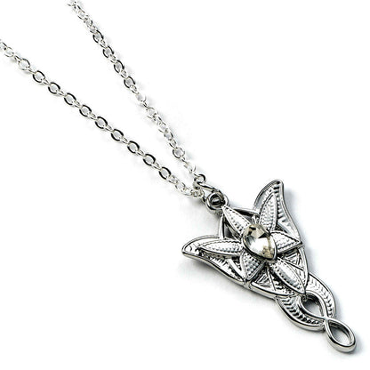 Colgante Evenstar plateado de El Señor de los Anillos con cristal central - 4