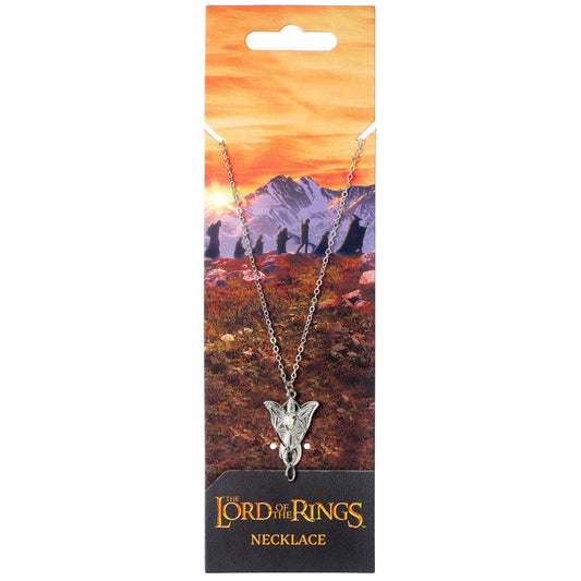 Colgante Evenstar plateado de El Señor de los Anillos con cristal central - 2