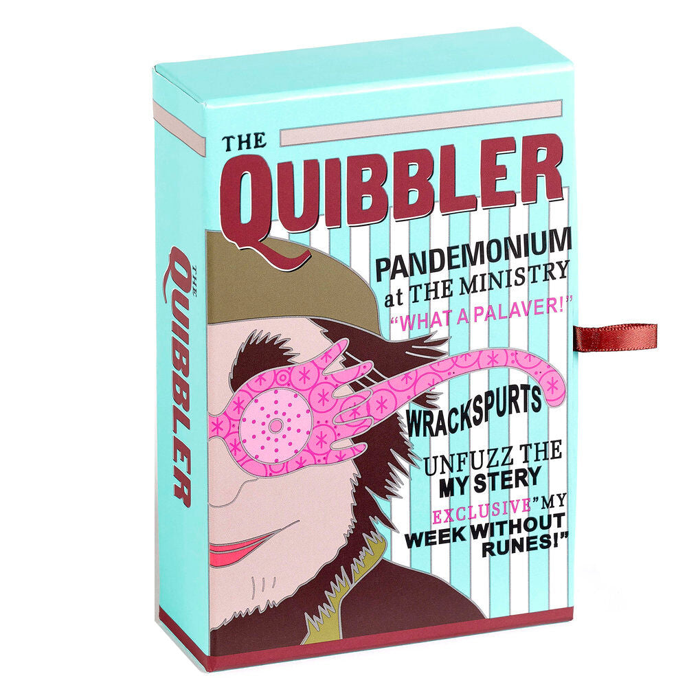 Set de colgante turquesa y pendientes de Luna Lovegood en caja The Quibbler - 2