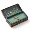 Set Harry Potter de collar y pendientes Snitch Dorada en caja decorada