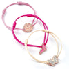 Set de 2 pulseras de cordón Glinda Wicked con colgantes