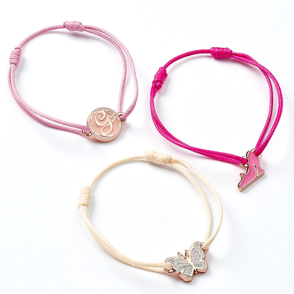 Set de 2 pulseras de cordón Glinda Wicked con colgantes - 3