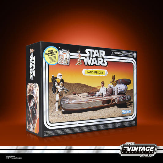 Figura de Luke Skywalker con Landspeeder Star Wars - 4
