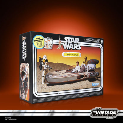 Figura de Luke Skywalker con Landspeeder Star Wars - 4