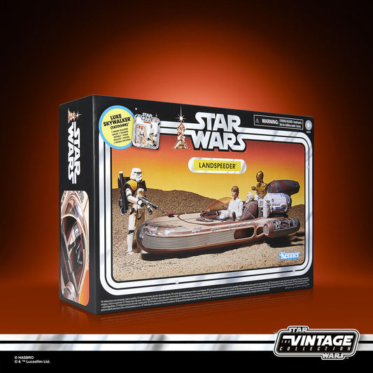 Figura de Luke Skywalker con Landspeeder Star Wars - 4