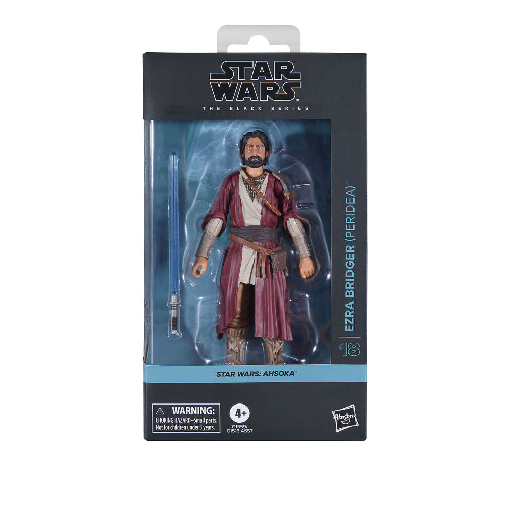 Figura articulada de Ezra Bridger de Star Wars con sable de luz azul - 2