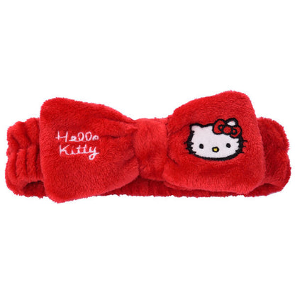 Diadema roja Skin Care de Hello Kitty con lazo