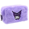 Neceser morado de peluche con diseño de Kuromi
