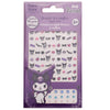 Blíster de pegatinas de Kuromi Hello Kitty con strass