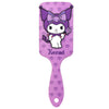 Cepillo para el pelo rosa y morado con diseño de Kuromi