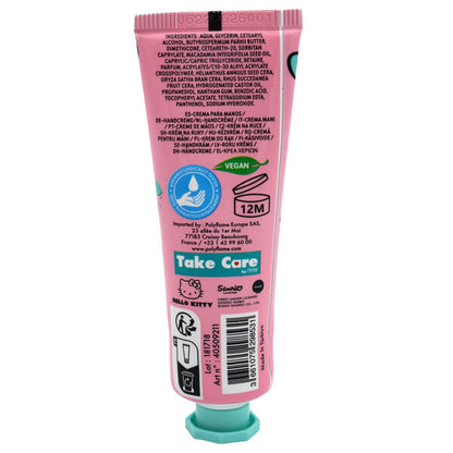 Crema de manos Hello Kitty de fresa en tubo rosa de 30 ml - 2