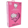 Bolsa de agua caliente Hello Kitty de 1 litro con funda de peluche rosa