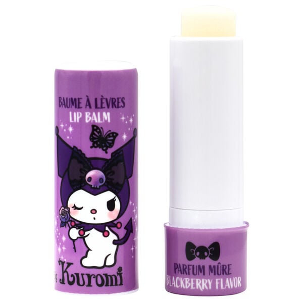 Bálsamo labial morado de Kuromi con sabor a mora - 2
