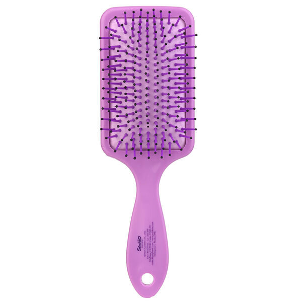 Cepillo para el pelo rosa y morado con diseño de Kuromi - 2