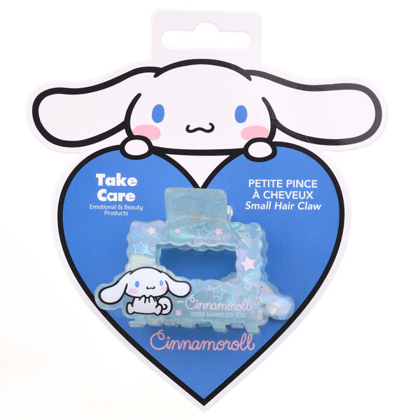 Pinza de pelo translúcida azul pastel con Cinnamoroll y estrellas - 2
