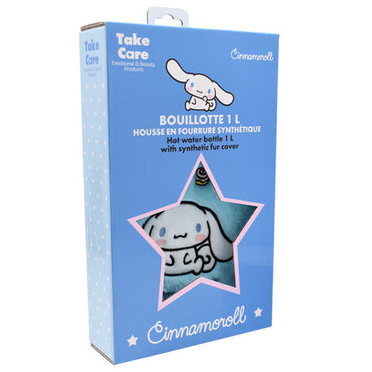 Bolsa de agua caliente de peluche azul con diseño de Cinnamoroll - 2