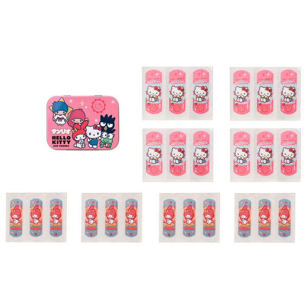 Caja metálica rosa para tiritas Hello Kitty & Friends - 2