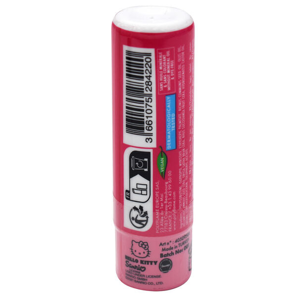 Bálsamo labial Hello Kitty con sabor a fresa en envase rosa - 3