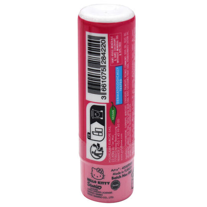 Bálsamo labial Hello Kitty con sabor a fresa en envase rosa - 3