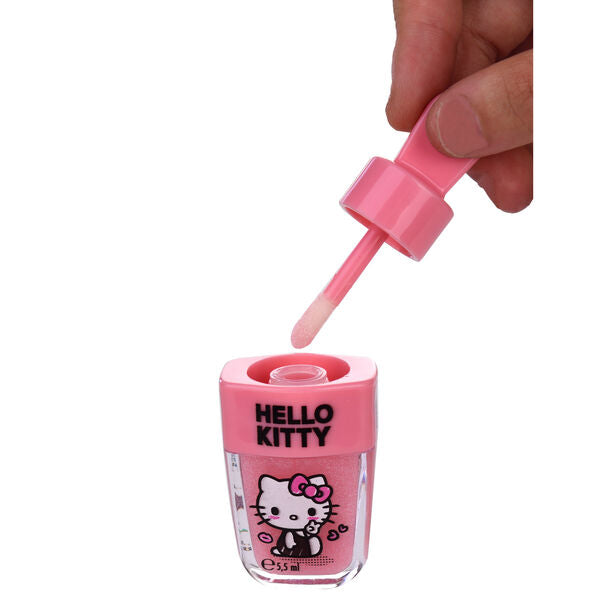 Brillo de labios rosa Hello Kitty TAKE CARE de 5,5 ml - 3