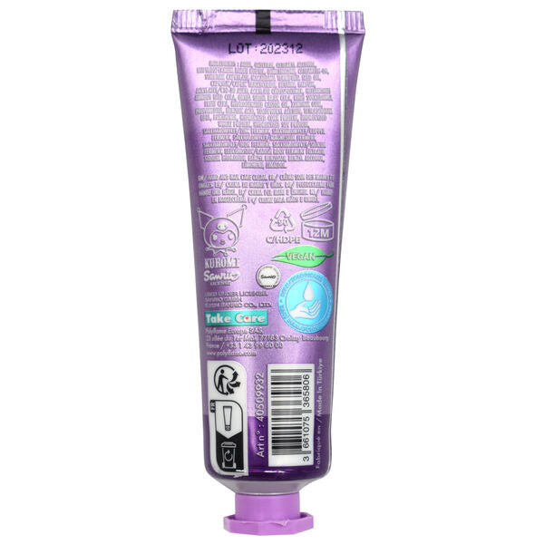 Crema de manos y uñas Kuromi de TAKE CARE en tubo morado de 30 ml - 3