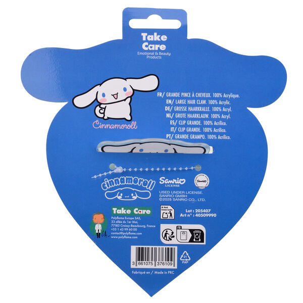 Pinza para el pelo de Cinnamoroll con estrellas en tonos pastel - 3