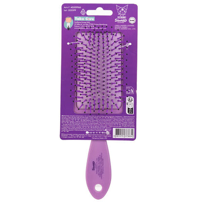 Cepillo para el pelo rosa y morado con diseño de Kuromi - 4