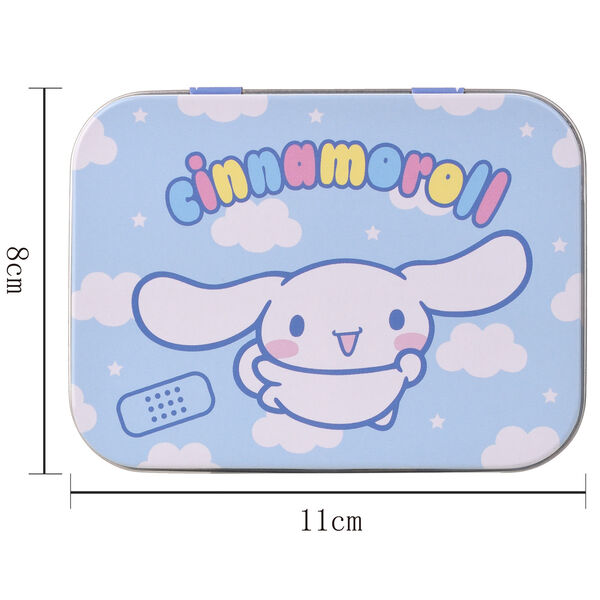 Caja metálica azul de tiritas Cinnamoroll Hello Kitty - 4