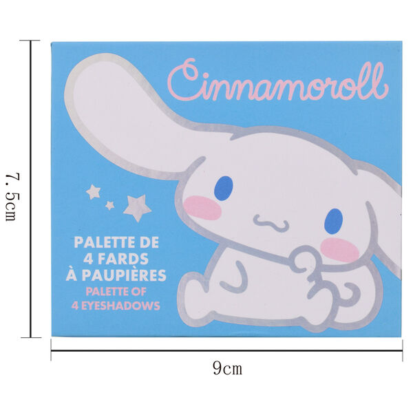 Paleta azul de 4 sombras de ojos Cinnamoroll Hello Kitty - 4