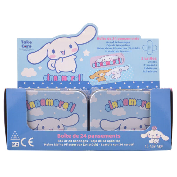 Caja metálica azul de tiritas Cinnamoroll Hello Kitty - 5