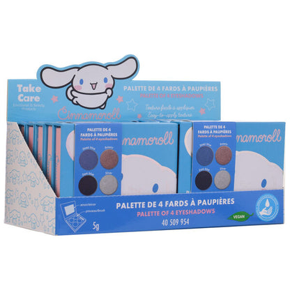 Paleta azul de 4 sombras de ojos Cinnamoroll Hello Kitty - 5