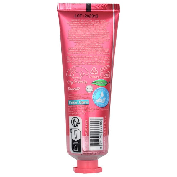 Crema de manos My Melody TAKE CARE de 30 ml en tubo rosa - 4