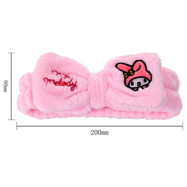 Diadema rosa Skin Care TAKE CARE con lazo y diseño de My Melody - 4