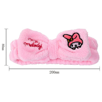 Diadema rosa Skin Care TAKE CARE con lazo y diseño de My Melody - 4
